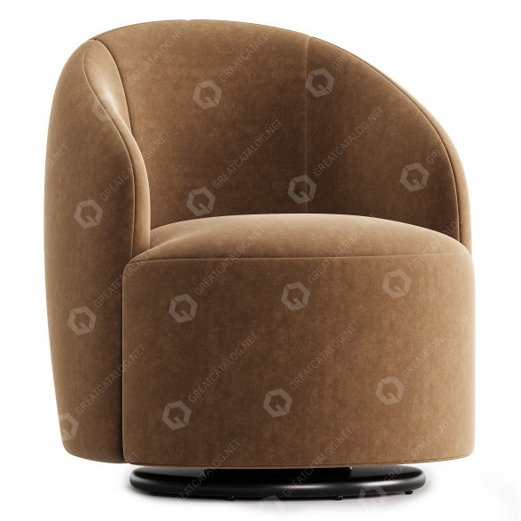 Sillón Wide Barrel Modelo 3D