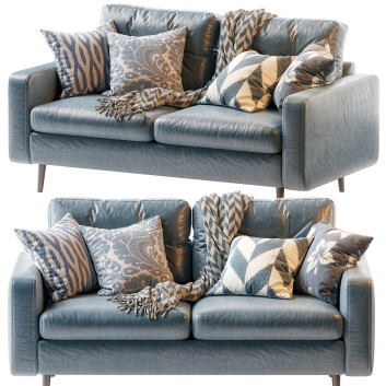 Sofa Dins Leather 3D-Modell