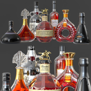 Напої Bottle 07 3D модель