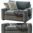 Sofá Pottery Barn Pearce Square Arm Upholstered Twin Sleeper - Paramatma