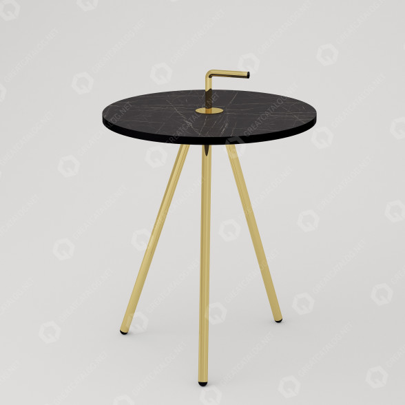 Stolik kawowy Zalizo Black Tea model 3D