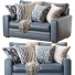 Sofa Pottery Barn Pearce Square Arm Upholstered Leather - Paramatma
