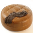 Пуф CB2 Round Saddle Leather - Paramatma