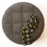 Пуф CB2 Round Saddle Fabric - Paramatma