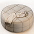Пуф CB2 Round Saddle Fabric - Paramatma