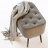 Пуф BirdRock Home Tufted Curve Grey - Paramatma