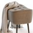 Пуф BirdRock Home Tufted Curve Grey - Paramatma