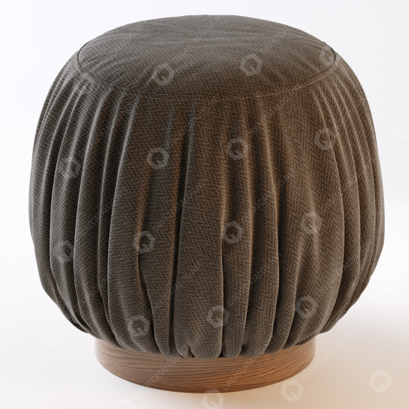 Hocker Batista Round Cocktail Version 3D-Modell
