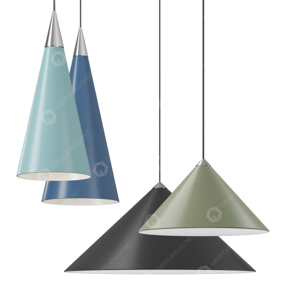Pendelleuchten ZAVA Jeena Cono 3D-Modell