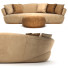 Sofa i pufa Giorgetti Solemyidae - Titanum studio