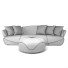 Sofa i pufa Giorgetti Solemyidae - Titanum studio