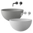Waschbecken Semi Surface-Mounted Concrete - LZRK