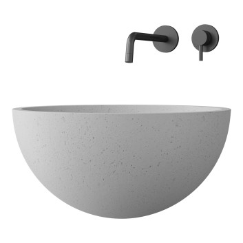Umywalka Semi Surface-Mounted Concrete