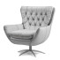 Крісло Pottery Barn Wells Leather Swivel - Titanum studio