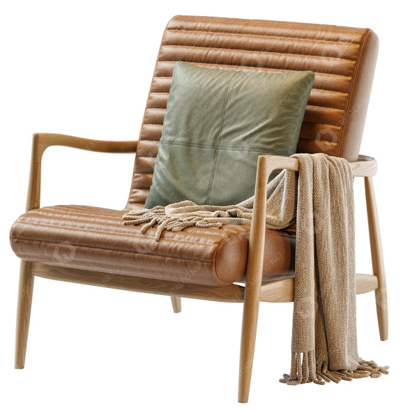 Кресло Room & Board Callan Leather 3D модель