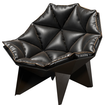 Armchair Odesd2 Q1 Lounge Black
