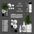 Dekor Bathroom Accessories Set 8 - Mostafaqr