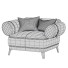 Fauteuil Gianfranco Ferre Home Phoenix - Islomov