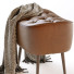 Пуф BirdRock Home Tufted Curve Leather - Paramatma