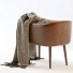 Пуф BirdRock Home Tufted Curve Leather - Paramatma