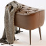 Пуф BirdRock Home Tufted Curve Leather - Paramatma