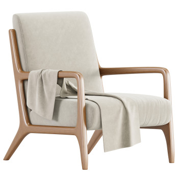 Крісло Zara Home Ash Wood and Llinen