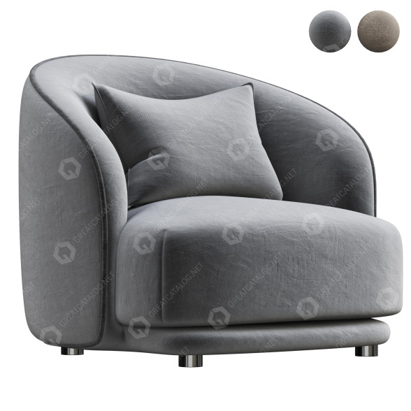 Кресло Moroso Redondo 3D модель