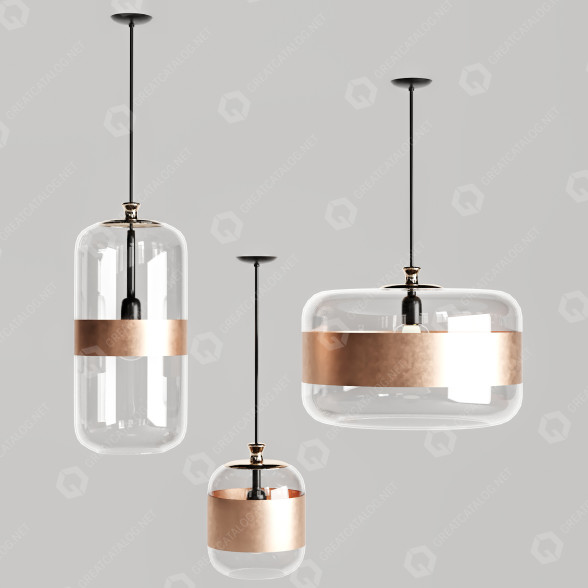 Lámparas colgantes Light 1 Modelo 3D