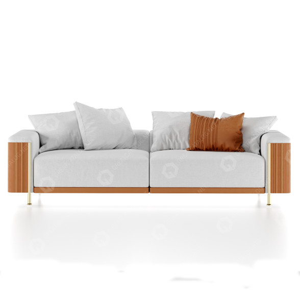 Диван Luxury Living Group Deven Trussardi Casa 3D модель