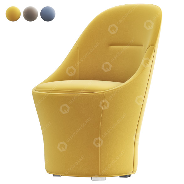 Armchair Offecct Ezy 3D model
