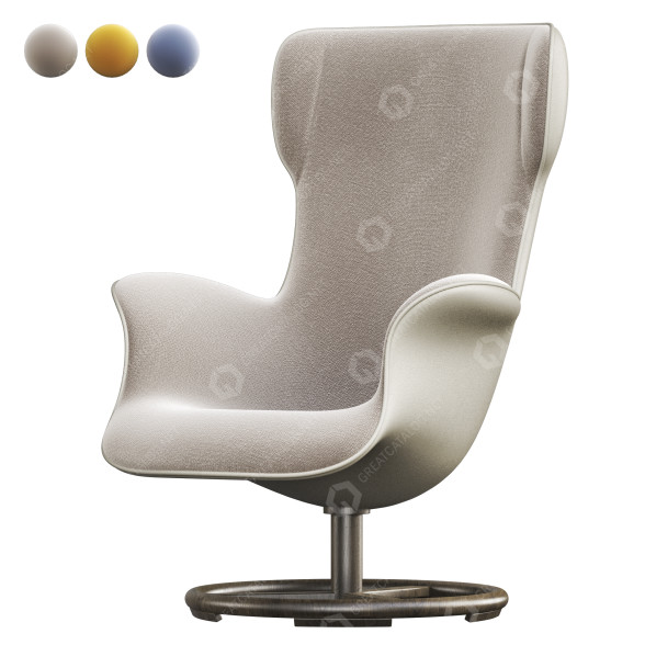 Sillón Giorgetti Bergere Modelo 3D