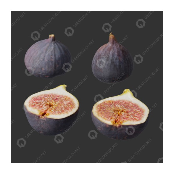 Фрукти Figs 3D модель