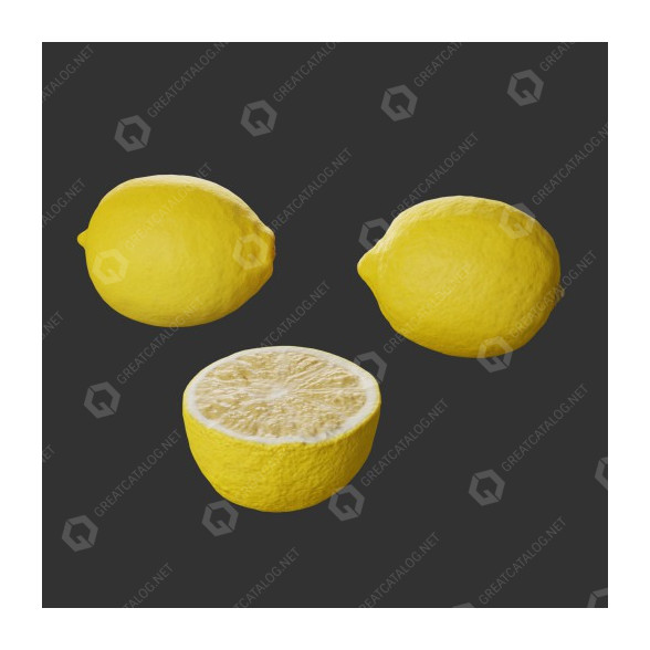 Owoc Lemons model 3D