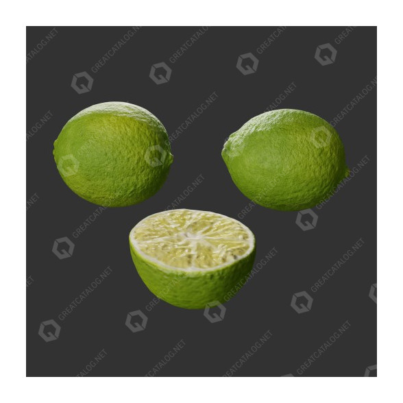 Fruta Limes Modelo 3D