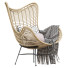 Sillón HK Living Natural Rattan Egg - Islomov