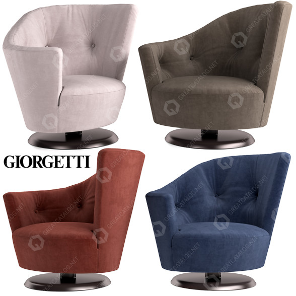 Sillón Giorgetti Arabella Modelo 3D