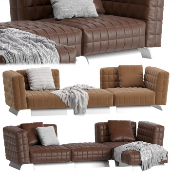 Диван Minotti Twiggy 03 3D модель