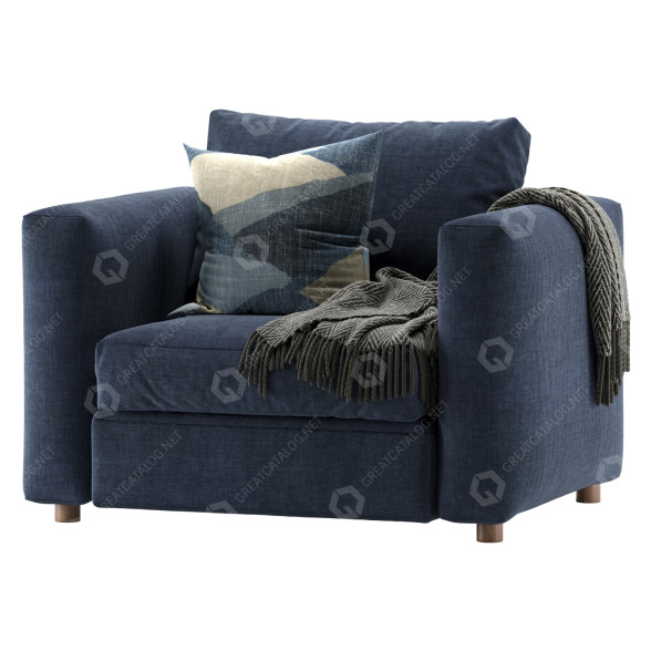 Fauteuil IKEA Finnala modèle 3D