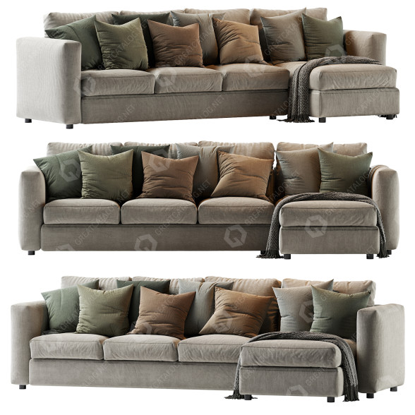 Canapé IKEA Finnala modèle 3D
