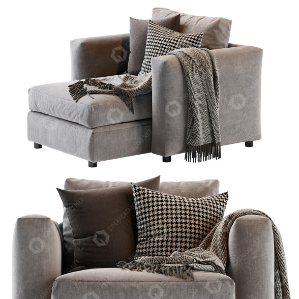 Fauteuil IKEA Finnala modèle 3D