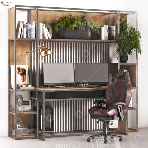 Workspace Office Furniture 330 3D model