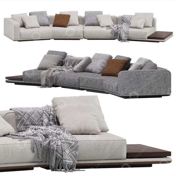 Диван Minotti Horizonte Modular 3D модель