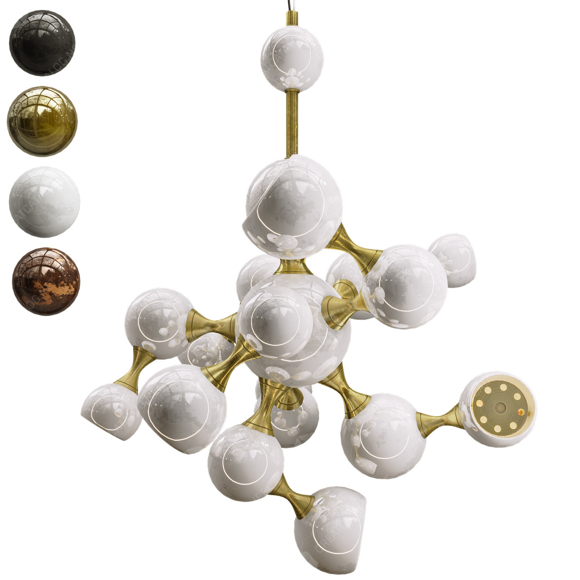 Pendant Lamp Delightfull Atomic 3D model #12836 | GreatCatalog