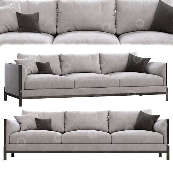 Sofa Luxury Living Group Band Trussardi Casa model 3D