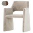 Armchair CB2 Foley Faux Mohair Grey - zvezdaboy