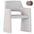 Armchair CB2 Foley Faux Mohair Grey - zvezdaboy