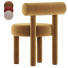 Chair Noom Gropius CS1 in Velvet Fabric - zvezdaboy