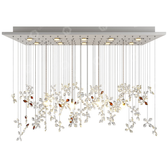 Pendant Lamp Groenensteyn Lighting Floating Butterfly Chandelier 3D model