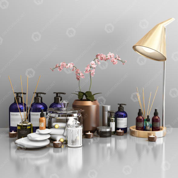 Декор Bathroom Accessories 09 3D модель