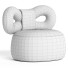 Fotel Qeeboo Milano Ribbon - Viktorvfx